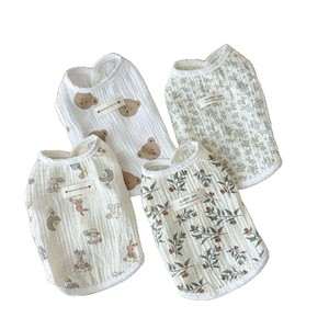 [618] Gilet en coton pour petits animaux, sans manches, mignon, fin, pour chat, vêtements d'été pour petits chiens, livraison directe - Product Image 5