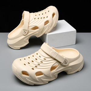 Claquettes EVA à semelle épaisse pour homme Guru, plateforme de 5 cm, plage, été, antidérapantes, respirantes, à bout fermé - Product Image 2