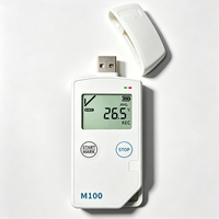 Registrador de Datos de Temperatura USB Multiusos M100 con Certificación CE Personalizada y Reporte en PDF