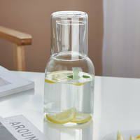 Carafe en verre résistant aux hautes températures, fonctions chaud/froid, design moderne, grande carafe en verre borosilicate