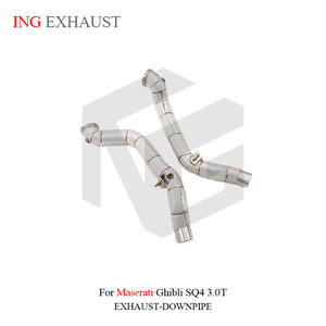 Tubo de Escape de Alto Flujo ING para Maserati Ghibli <span class=keywords><strong>SQ4</strong></span> 3.0T, Tubos de Escape de Carreras, Accesorios para Automóviles - Product Image 2
