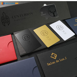 Busta di carta d'imballaggio del biglietto da visita del <span class=keywords><strong>regalo</strong></span> di lusso su ordinazione di progettazione libera per l'imballaggio della carta di credito di VIP - Product Image 6