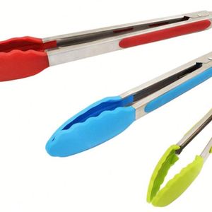 Logotipo personalizado, venta al por mayor, multifuncional, pinzas para alimentos, diseño elegante, cocina, barbacoa, parrilla, pinzas de silicona para alimentos - Product Image 2