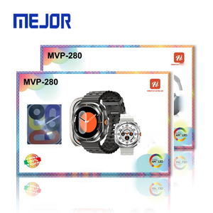 New MVP-280 Không Dây Đồng Hồ Quà Tặng Đặt P9 Kép Smartwatch Tai Nghe 7in1 Thông Minh Đồng Hồ Cộng Với Tai Nghe - Product Image 2