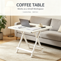 Table à manger carrée moderne pliable en bois massif de luxe avec pieds en métal et plateau en résine, assemblée, garantie 5 ans