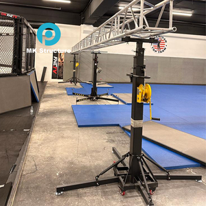 DJ đám cưới sân khấu Chiều cao tối đa 5m/4M/3.8m nặng tay tời quây lên giàn chiếu sáng đứng - Product Image 4