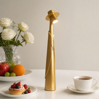 Lampe de bureau LED à chargement tactile, intensité réglable sur trois niveaux, tête orientable, chargement Type-C pour décoration moderne de la maison - Lampe de chevet/de table