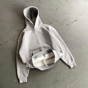 Sudadera con Capucha Unisex de Alta Calidad, 450 g/m², Tejido Grueso, 100% Algodón, Corte Holgado, con Bolsillos, para Otoño - Product Image 2