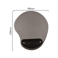 Tapis de souris en gel de silicone transparent avec repose-poignet, petit tapis de clavier, forme mignonne, couleur personnalisée, usage bureautique