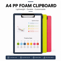 Portapapeles de Plástico A4 con Logotipo Personalizado, Colores Morandi, con Clip Metálico, Impresión de Logotipo Personalizado, Portapapeles de Enfermería para Uso en Oficina y Escuela
