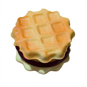 8.5CM PU Realistic Waffle Stress Relief Squishy Toys Unisex 14+ Teens Adults Slow Rebound Sweet Snack Food Fidget Funny - Product Image 3