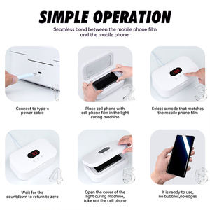 עיצוב חדש אביזרי טלפון נייד uv הידרוג 'ל סרט מגן UV מנורת ואקום אור מכונת מפתה - Product Image 6