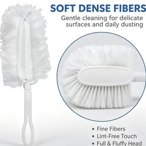 Recharge de dépoussiéreur électrostatique jetable, filtre à <span class=keywords><strong>poussière</strong></span> en fibres douces, sans rayures pour surfaces peintes, nettoyage maison et voiture - Product Image 3