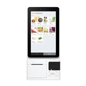 Kiosque de commande en libre-service avec écran tactile de 21,5 à 32 pouces, paiement sans argent liquide par carte <span class=keywords><strong>Visa</strong></span>, pour restaurants, SDK - Product Image 1