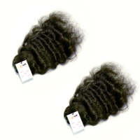 Yanhui — perruque de cheveux brésilien alignés en vison, maquillage indien, cuticule brut non traité, cheveux naturels, soyeux et doux, bouclés, Deep Wave, vierge