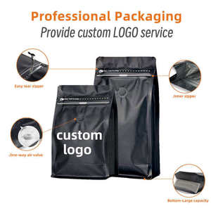 Cà phê bao bì túi Pouch với van và dây kéo khối Trắng Arabic bagged chủ accordion bộ bao bì Quà Tặng - Product Image 2