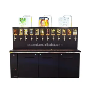 Amed manufactured beer kegerator taps wall dispenser cooler for beer & wine