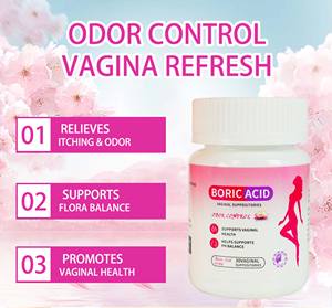 100% Eficaz Yoni Pops Clinicamente Estudados Supositório Vaginal de Ácido Bórico Ervas Naturais Sem Aditivos Enviado 100% Inspeção - Product Image 2