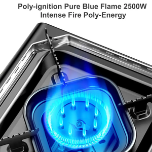 เตาแก๊สสแตนเลสขนาดเล็กพกพากลางแจ้งสำหรับทำอาหารบาร์บีคิวอุปกรณ์ตั้งแคมป์พร้อมกระเป๋าเดินทาง - Product Image 4