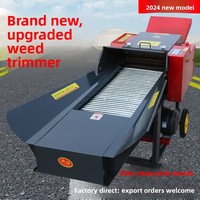 Broyeur de foin multifonctionnel motorisé pour équipement agricole, capacité 4t/h, 220/380V, usage domestique, mélangeur d'aliments pour l'agriculture
