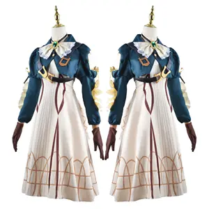 Anime Game Genshin Impact Cosplay Costume Party Dress con parrucca donne adulte Halloween Carnival Cos abbigliamento Outfit