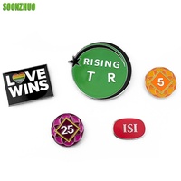 Broche personnalisée en émail dur ou souple, en fer, en alliage de zinc, gravée à la presse, épinglette, badge, pin's en émail sur mesure