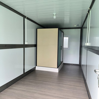 Conteneurs en acier personnalisés de 20 et 40 pieds pour maisons mobiles de luxe préfabriquées extensibles à usage hôtelier
