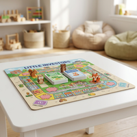 Jeu de société éducatif financier pour enfants, personnalisé OEM/ODM, jeu de stratégie d'affaires