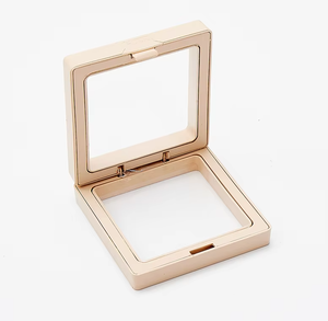 Luxury Colorful Dustproof Packaging Magnetic Closure Embossed Printing Floating Frame Jewelry Gift Rectangle <b>Box</b> Customized PE - Product Image 1