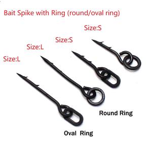 Accessoires de pêche à la <span class=keywords><strong>carpe</strong></span> Terminal Tackle Boilie Vis Spike Aiguille d'appât de pêche avec anneau solide <span class=keywords><strong>Carpe</strong></span> pour Ronnie Carp Rigs - Product Image 3