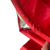 Drapeau de sécurité pour aéroport, système de signalisation éolienne avec mât en acier et logo personnalisé, en tissu Oxford, type chaussette intégrée