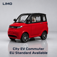 Voiture électrique chinoise EEC COC, mini véhicule électrique, mini voiture électrique à 4 roues, véhicule électrique à faible vitesse 45 km/h pour l'Europe
