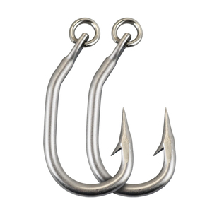 Stainless Steel Ringed Tuna Hooks For Longline Fishing Customization Fishinghooks