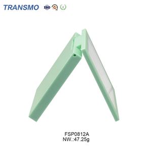 Boîte à poudre en gros, emballage de palette de fards à paupières en plastique transparent, conteneur de blush rose en plastique, étui à poudre - Product Image 5