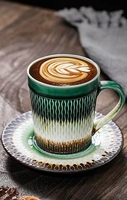 Nouvel arrivage de tasses à café expresso cappuccino latte avec assiette, tasse à thé en céramique de marbre de haute qualité