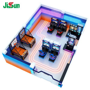 4人用ミニクレーンゲーム景品機ぬいぐるみ自動販売機クリップマシン人形マシン-コイン/紙幣対応カスタマイズ可能 - Product Image 3