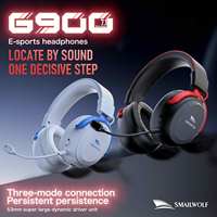 Auriculares para Deportes Electrónicos Smailwolf G900 Tri-Modo, 305g, Sonido Envolvente 7.1, 2000mAh, 360 °   Captación de Sonido Omnidireccional con Reducción de Ruido