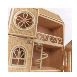 ทําด้วยมือเด็กตุ๊กตาร้านหวายของเล่นเด็กตกแต่งบ้านเวียดนามผู้ผลิต - Product Image 3