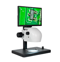 Microscope numérique 3D tout-en-un 4K HDMI avec écran IPS 13,3 pouces, microscope vidéo stéréo, mesure par souris pour l'inspection industrielle