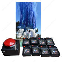 Canon à Confettis et Fumée Rouge à Bouton Poussoir pour Événements et Fêtes, Effet Lumineux Diurne, Révélation du Sexe, Effets Pyrotechniques