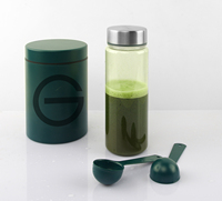 Bouteille d'eau en plastique Tritan sans BPA avec couvercle anti-fuite, bouteille de shaker pour protéines en poudre, lait et boissons