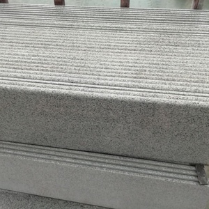 बाहरी सीढ़ियों के लिए थोक ग्रे ग्रेनाइट टाइलें और ग्राफिक डिजाइन समाधान ग्रेनाइट सीढ़ियों के साथ चमका प्राकृतिक पत्थर - Product Image 3