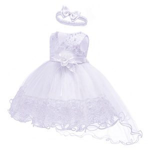 Vestito per Neonata 2026, Abito da Bambina con Farfalle e Perle, Senza Maniche, per <span class=keywords><strong>Feste</strong></span> di Compleanno - Product Image 6