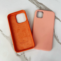 Coque de Téléphone en Silicone Liquide d'Origine avec Logo, Vente en Gros Usine, Antichoc, pour iPhone 12 13 14 15 16e 16 17 Air 15 Pro Max