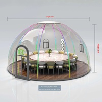 Dôme transparent de type maison-bulle de rêve pour la famille et les enfants, idéal pour le glamping, les séjours en plein air, les séjours à domicile, les séjours romantiques, les séances photo et la diffusion virale sur les réseaux sociaux
