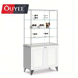 Hot Selling Furniture Sunglasses Display <b>Eyewear</b> Stand Eyeglass Kiosk Cabinet Glass Counter Optical Shop Design - Product Image 4