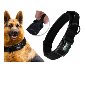 Tactical Dog <b>Collar</b> Adjustable Nylon Strong Buckle Dog <b>Collar</b> for Large Medium Dogs Outdoor Walking Control Gear - Product Image 3