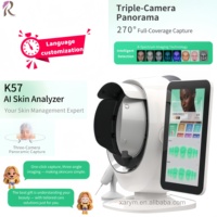 Analizador de Piel Profesional con IA 270 °   Escaneo 3D de la Piel, Prueba de pH con 18 Indicadores, Salón de Belleza