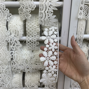 Chất lượng cao khác nhau mô hình nước hòa tan GPO Ren Trắng Thêu sữa ren TRIM biên giới - Product Image 4