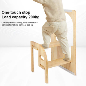 Échelles à coussinets ergonomiques pliables Étagère pour adultes légère Banc de sécurité antidérapant Pliable avec escabeaux Pied 3 <span class=keywords><strong>marches</strong></span> Pliable - Product Image 4